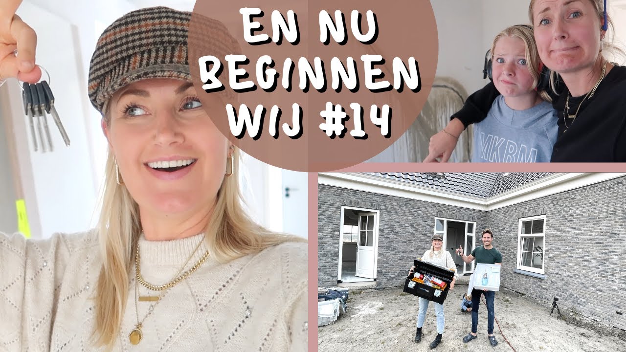 DE OPLEVERING 🔑 , EEN WATERLEIDING GERAAKT 😱 | Van kavel naar droomplek #14 | Diesna Loomans