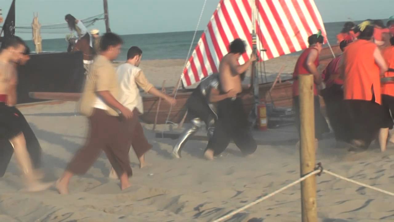 Desembarcament pirata a Castelldefels 2012