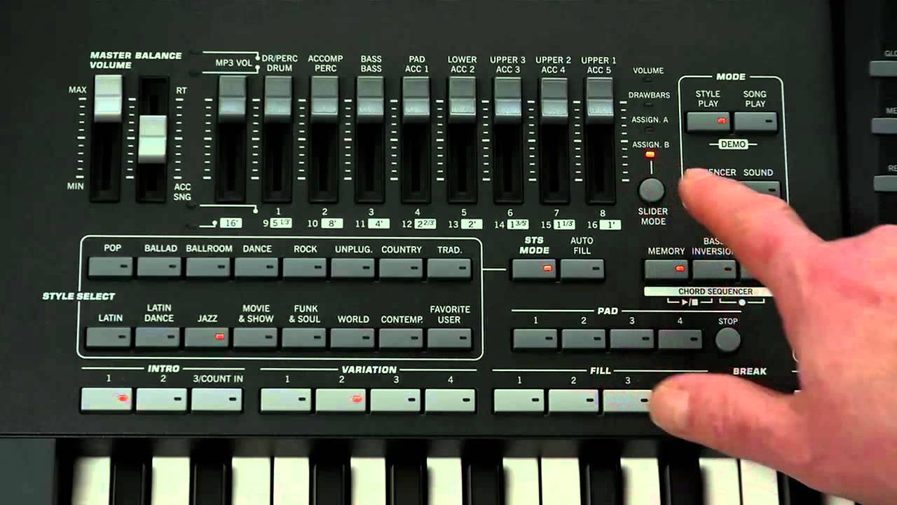 Видео мануал KORG PA3X часть 1