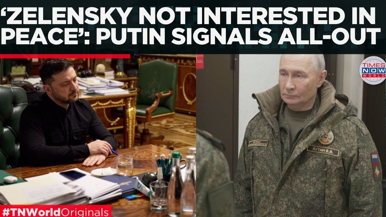 PUTIN SAYS KYIV DELAYS PEACE TALKS, SIGNALS Russia Ready To Settle War On Battlefield |  World News