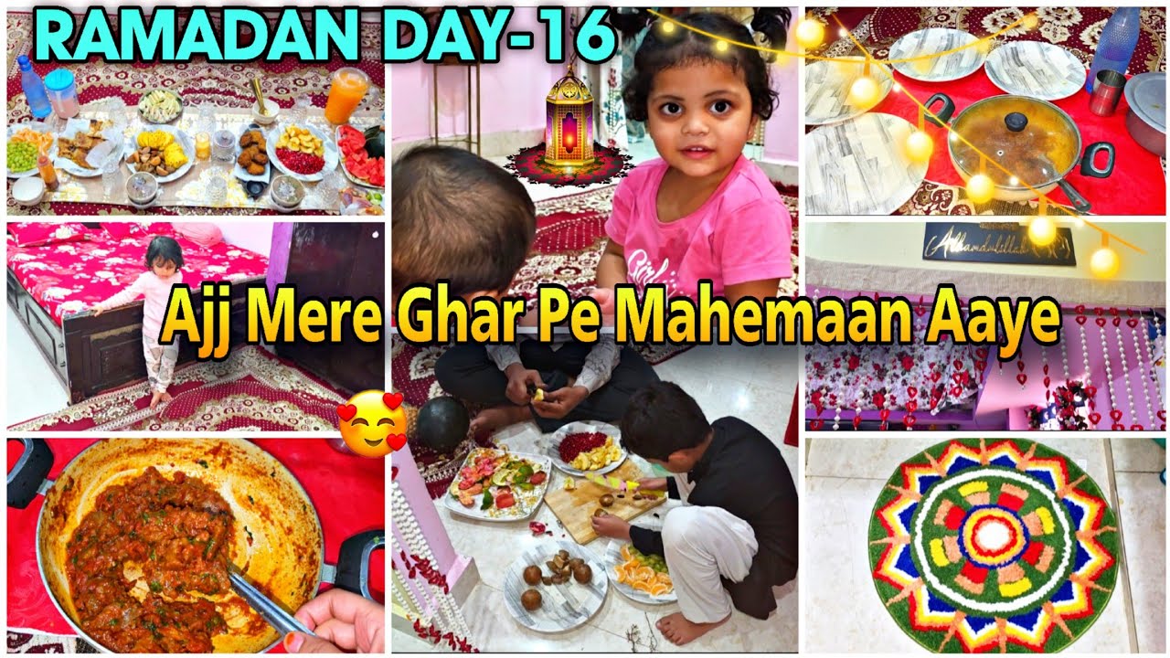 Iftaar Ki Dawaat At My Home🏡To My Sister👯‍♀️ | Jumme Ke Din Ki Rounak😍 | RAMADAN VLOGS✨️#familyvlog 