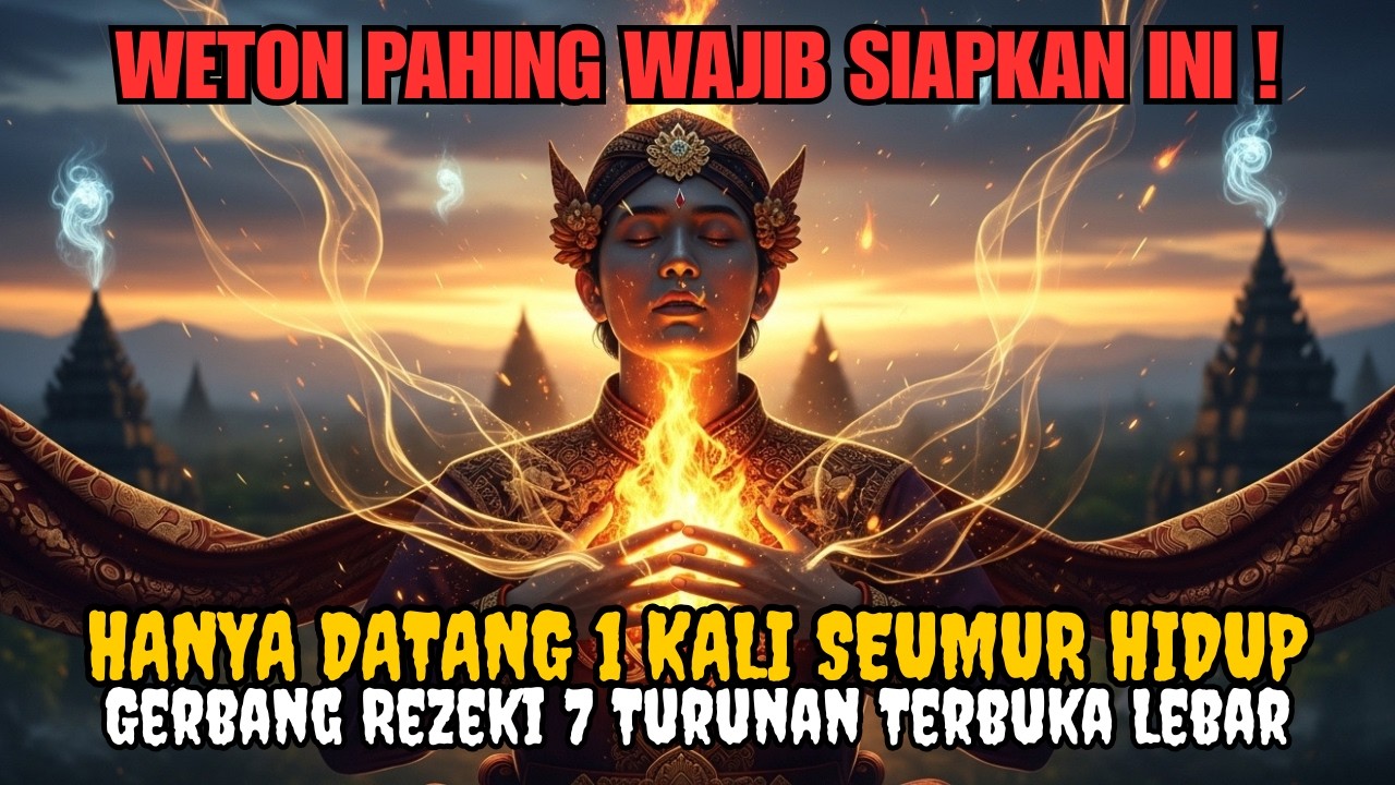 WAJIB SIAPKAN INI! Momentum Emas Weton Pahing yang Tidak Akan Terulang.