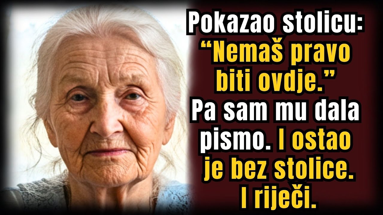 Sin pokazao na moju stolicu: 