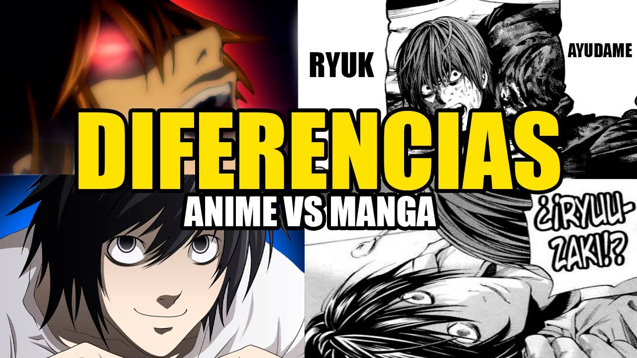 ¡TODAS LAS DIFERENCIAS OCULTAS EN DEATH NOTE!