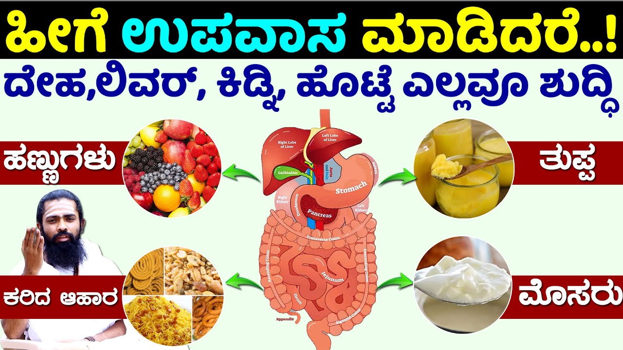 Fasting : ಉಪವಾಸ ಏನು ತಿನ್ಬೇಕು..? ಏನು ತಿನ್ಬಾರ್ದು.? Upavasa Maduva Vidhana Kannada | Fasting in Kannada