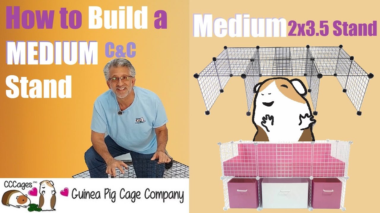 How to Build a Medium C&C Guinea Pig Cage Stand
