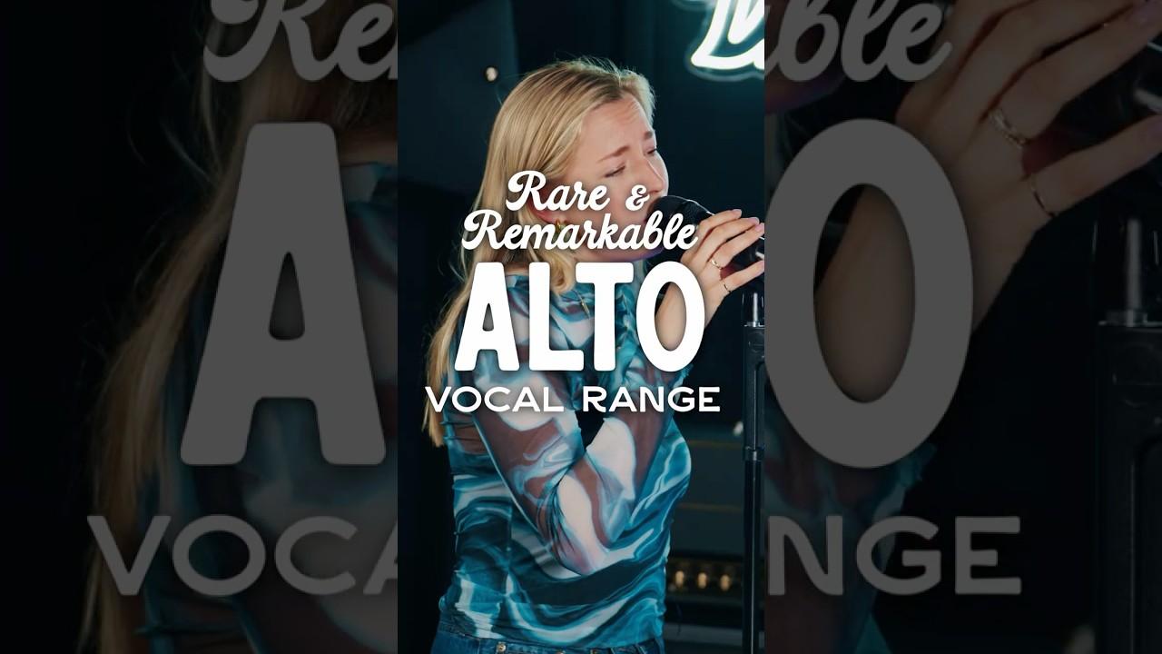 Learn about the Rare, Remarkable ALTO Vocal Range! #singer #singing #voice #alto #singinglessons