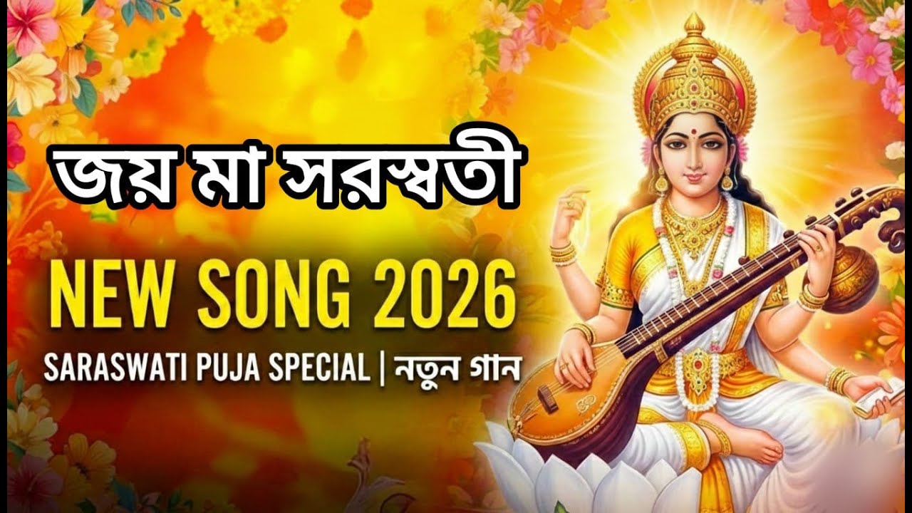 Saraswati Puja New Song 2026 | জয় মা সরস্বতী | Bengali Devotional Song | Basant Panchami Special