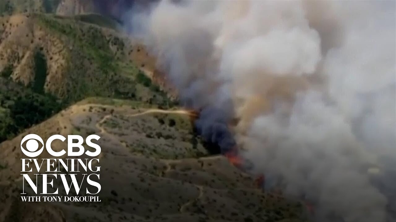 Evacuations underway as wildfire burns in California's Simi Valley
