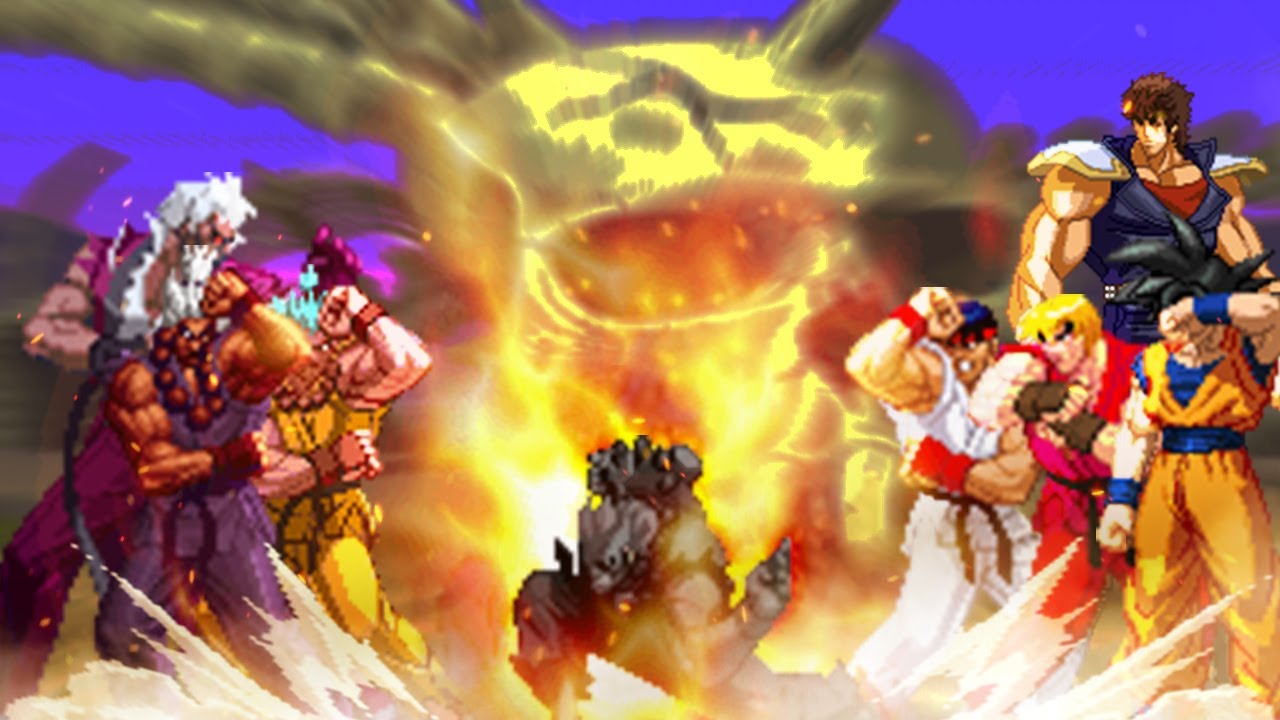 Shin Oni Akuma Ansatsuken vs Everyone! ft Jin, Rugal, Saber, Goku, Kenshiro