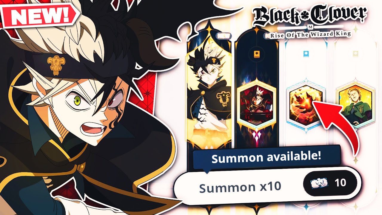 HES FINALLY HERE! *BLACK ASTA* 200+ SUMMONS! | Black Clover Mobile