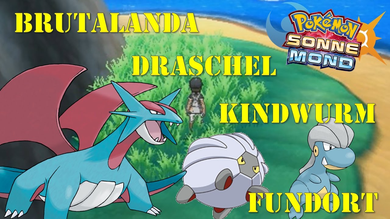 Kindwurm fangen! Draschel und Brutalanda Fundort! | Pokemon Sonne und Mond Tutorial #04