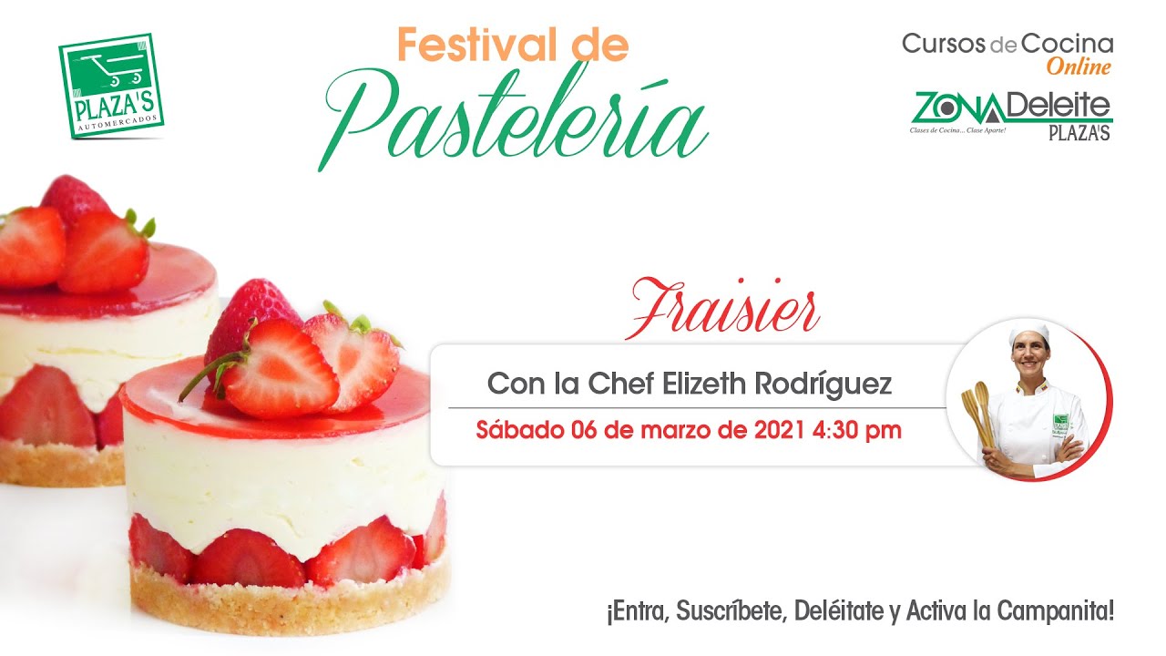 Cursos de Cocina Online - Festival de Pastelería - Fraisier