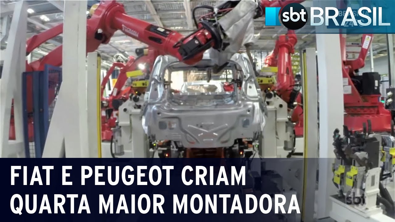 Fusão de Fiat e Peugeot cria quarta maior montadora do mundo | SBT Brasil (05/01/21)