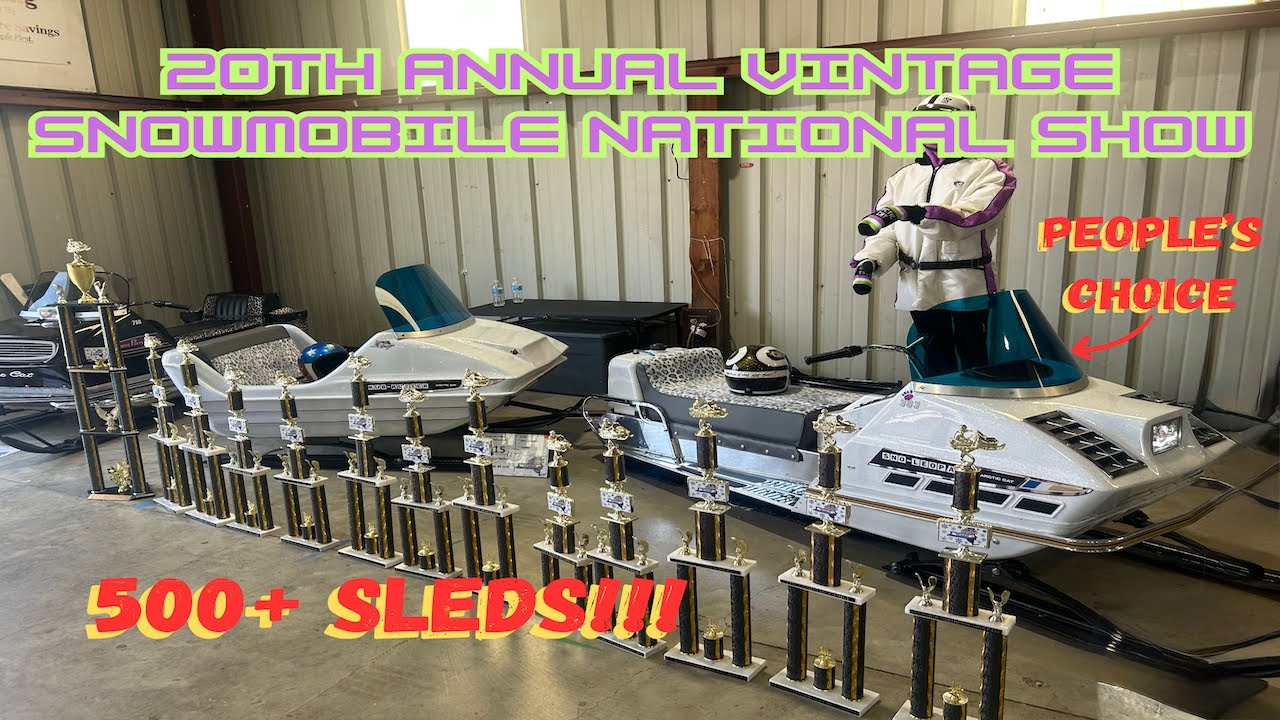 20th Annual VSCA National Vintage Snowmobile Show in Dunkirk, NY - Over 500 sleds!!!