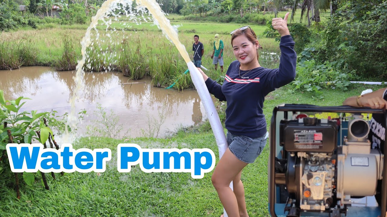 Ginamit ko na ang WATER PUMP MACHINE || Ang Lakas Humigop ng tubig mula sa Ilog ⛲😮