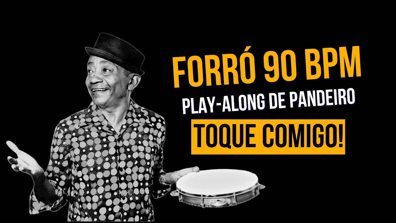 Pandeiro Play-Along – Forró (90 BPM)