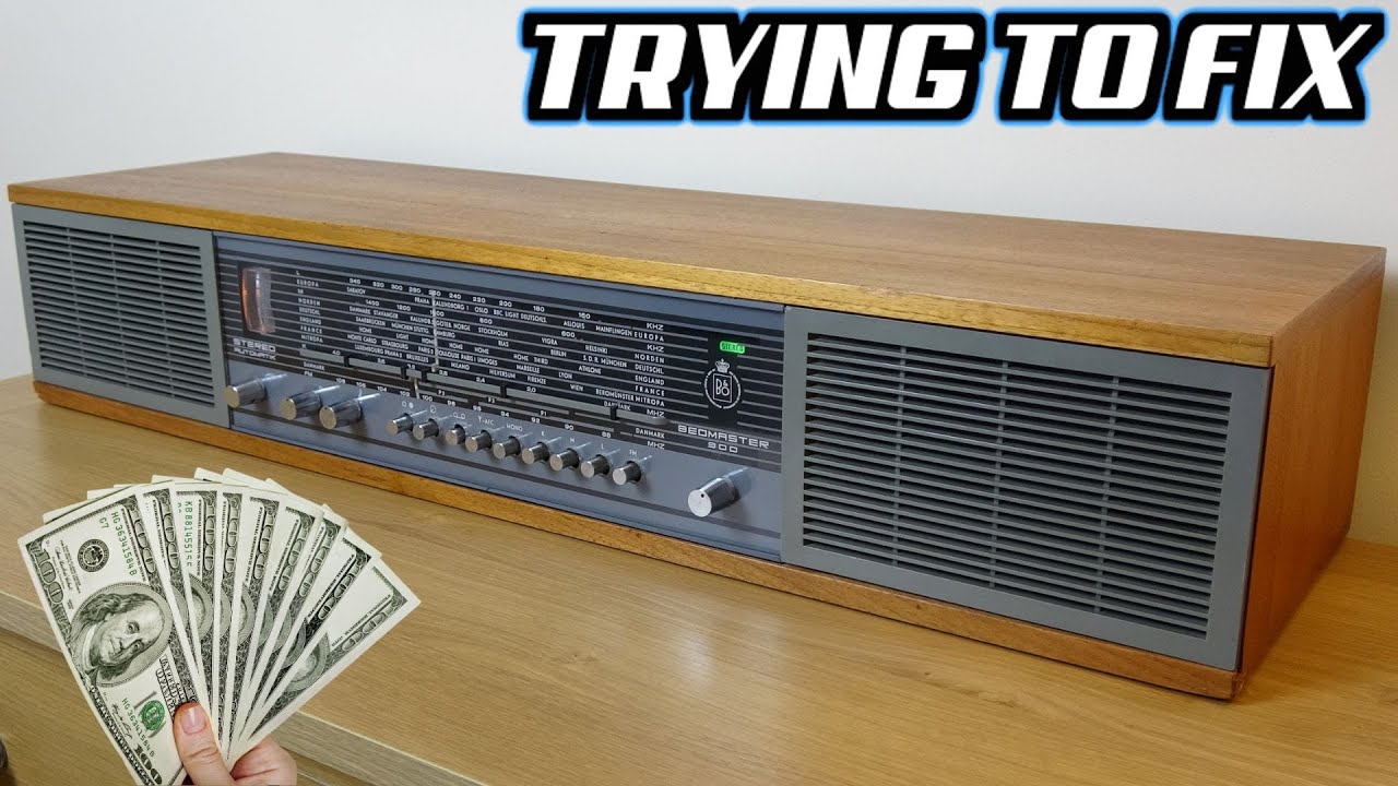 STUNNING 1960s B&O Vintage Radio - BEOMASTER 900K - Can I FIX it?