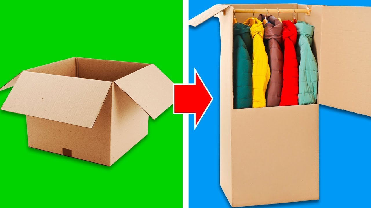 18  COOL WAYS TO REPURPOSE CARDBOARD BOXES