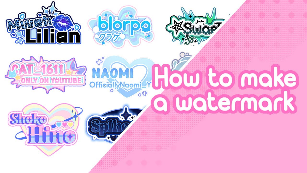 How to make a watermark ! ll kinda lazy ll IBIS PAINT X ll tutorial ll read description ll