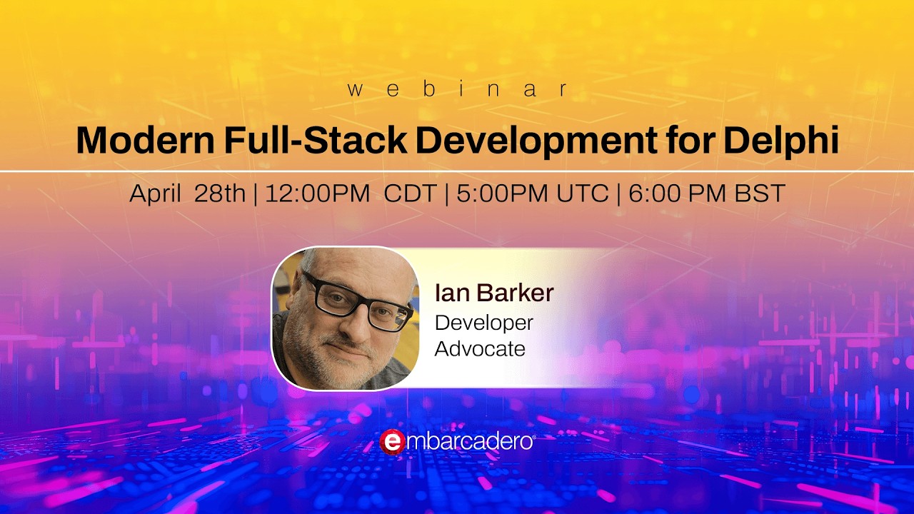Modern Full-Stack Development for Delphi