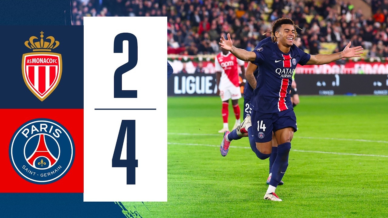 MONACO 🆚 PARIS : pluie de buts &agrave; Louis-II (r&eacute;sum&eacute;) 📺⚽️