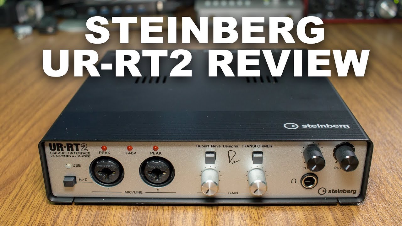 Обзор/тест USB-аудиоинтерфейса Steinberg UR-RT2