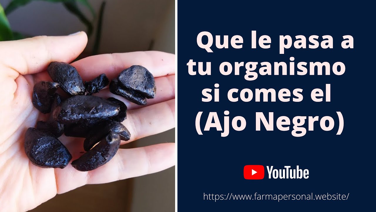 Para que sirve el ajo negro y cómo tomarlo.