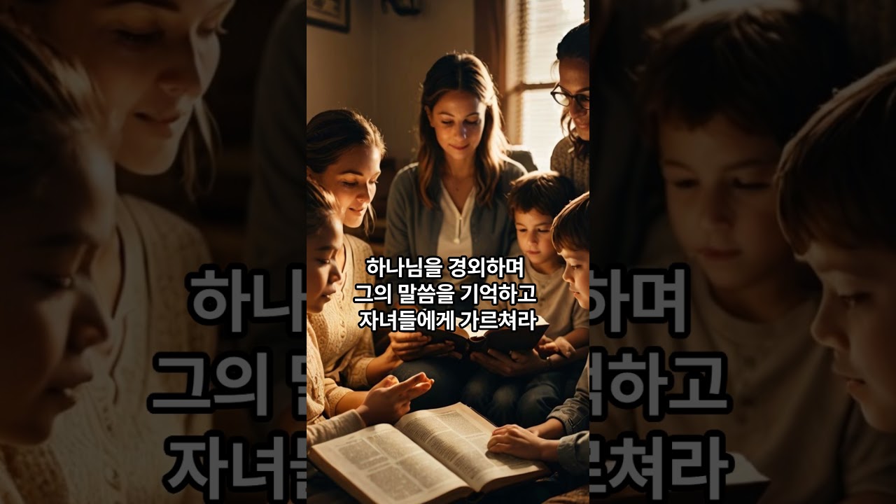 신명기 제 4 장,  모세가 선포한 율법  :  #성경역사교실  #Bible History School  #Bible a Day  #매일성경한장