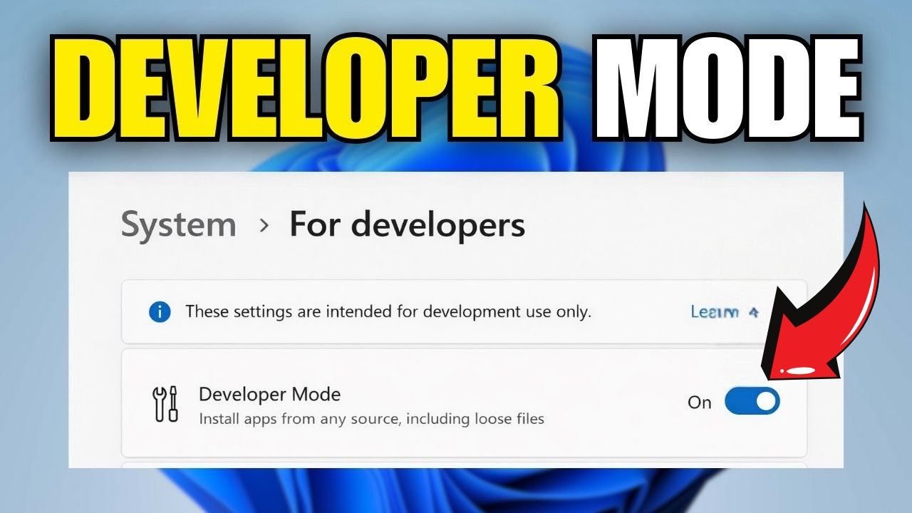 Как включить режим разработчика в Windows 11 (2026)