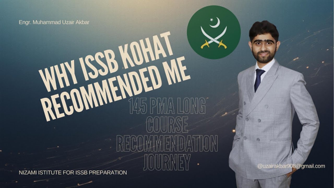 ISSB Kohat Chose Me in 2020 😮 | Real Recommendation Journey & Truth Behind Selection