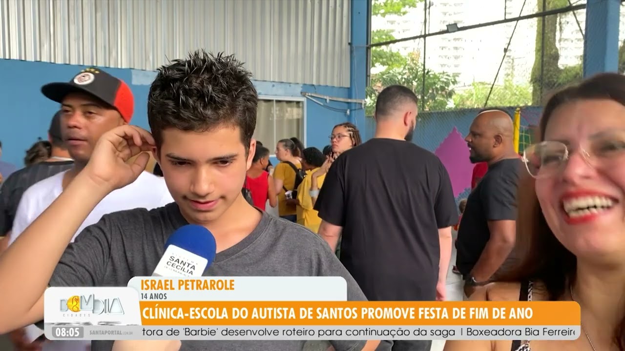 Clínica-Escola do Autista em Santos promove festa de fim de ano - 16/12/2024