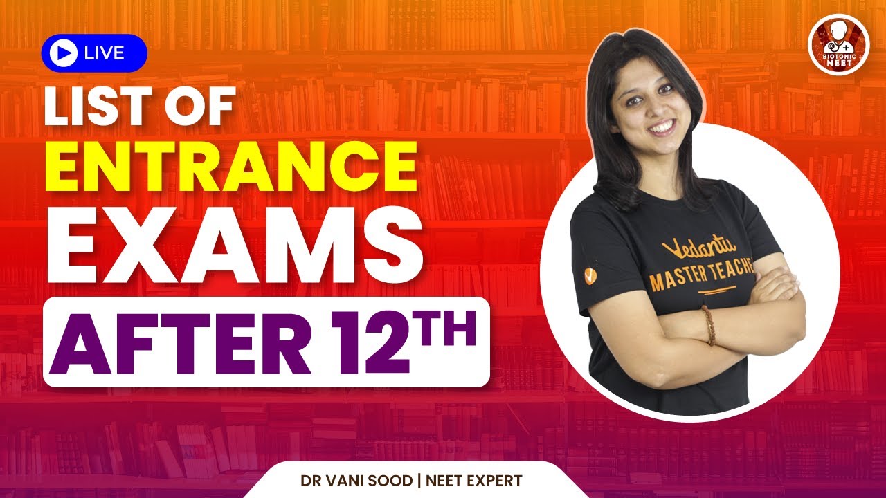 List of Entrance Exams After 12th🧾 | Career Options For All Students 🧐| Medical🥼🩺 | Non Medical