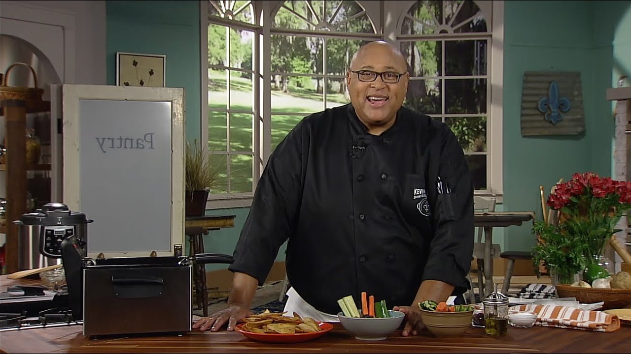 Garlic Hummus and Homemade Tortilla Crisps with Chef Kevin Belton