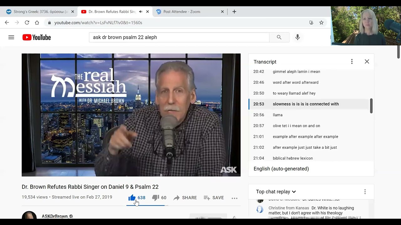 Dr. Michael Brown Refutes Tovia Singer's Psalm 22:16 Notions + BONUS Refutation of Dr. Kipp Davis