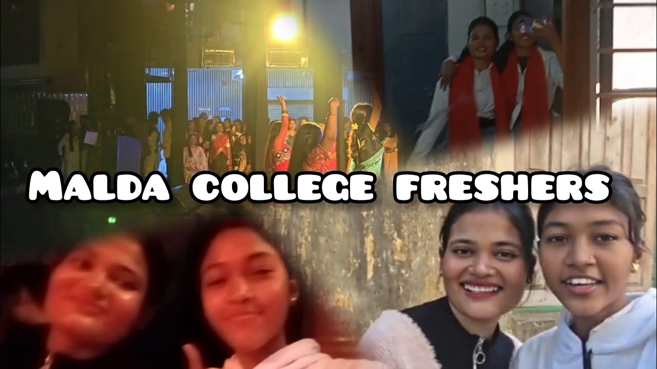 Malda college freshers program | Lots of enjoy and little much cavas | @sanjita_vlogs_01 