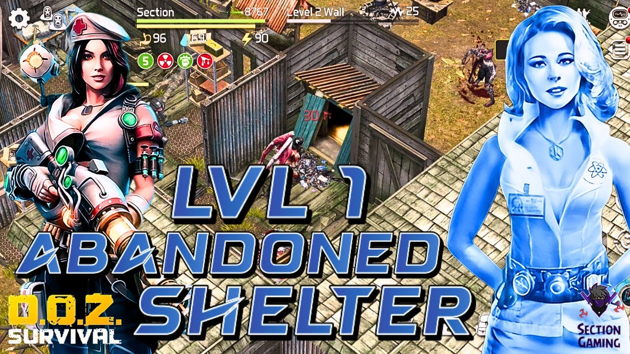 ABANDONED SHELTER LEVEL 1 I GAMEPLAY I SUPER CHEAP SETUP I Dawn Of Zombies Survival