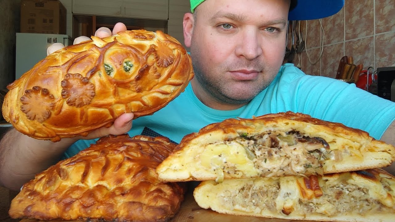 МУКБАНГ Пироги с начинками/ОБЖОР выпечки