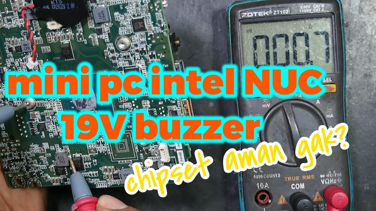 servis mini PC intel NUC short 19V !  PUSING !!!