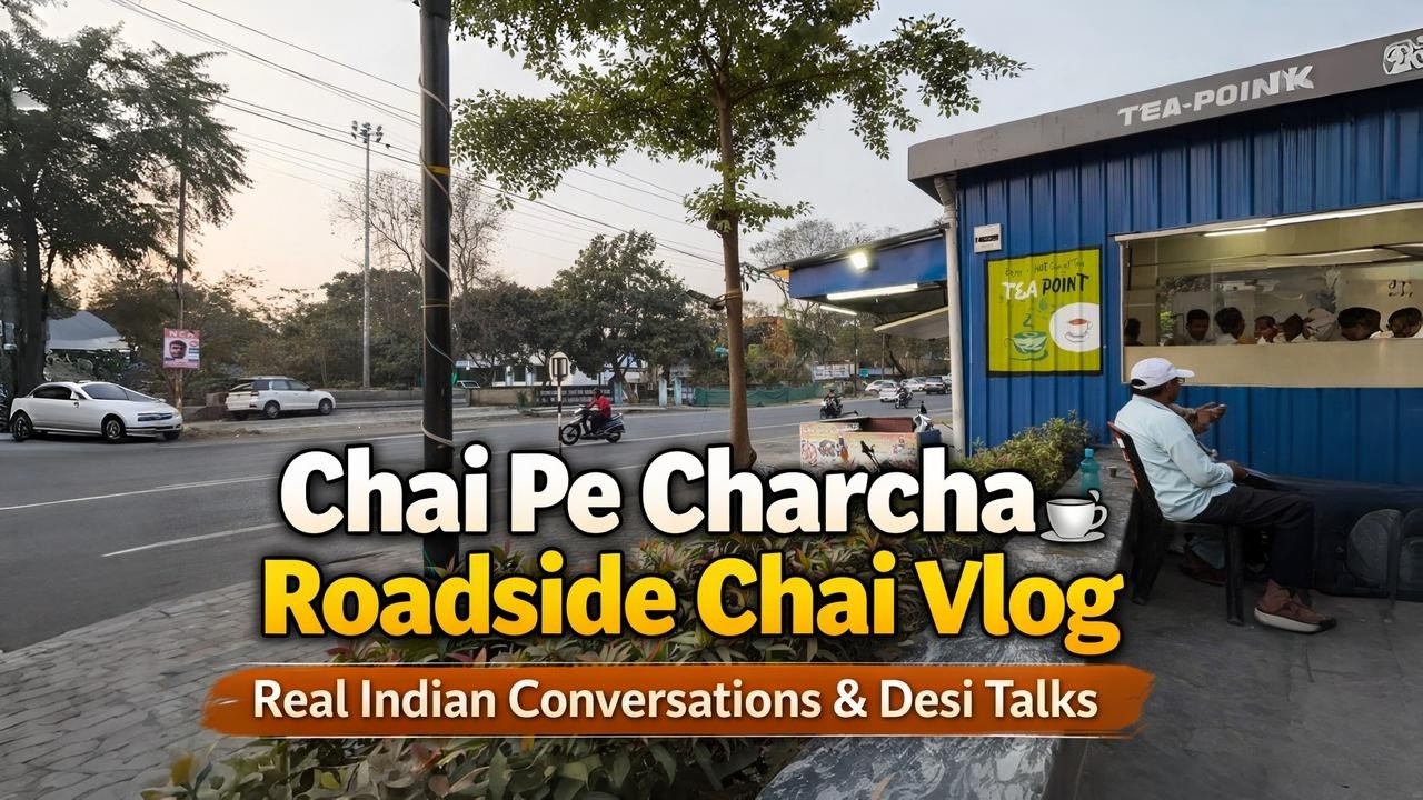 Chai Pe Charcha ☕ Roadside Chai Vlog | Real Indian Conversations & Desi Talks