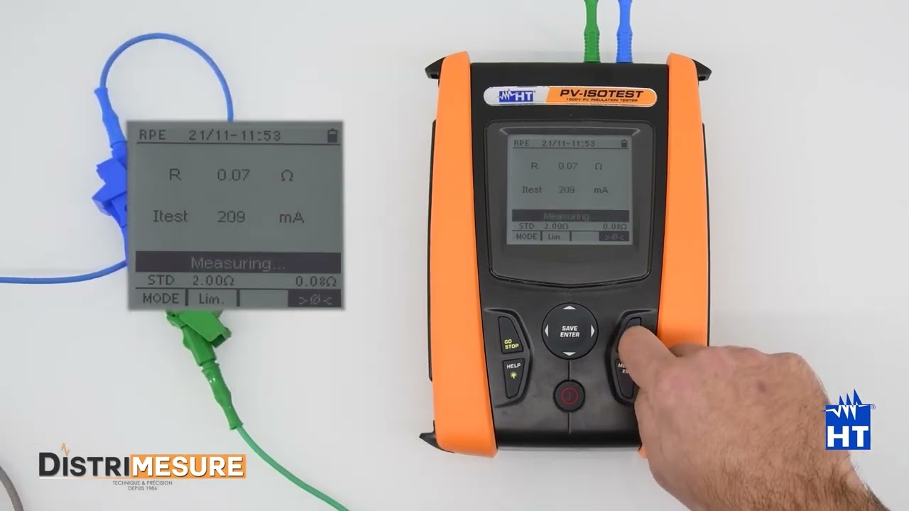 HT PV-ISOTEST Tutoriel - Test de continuité de  terre  - ENG