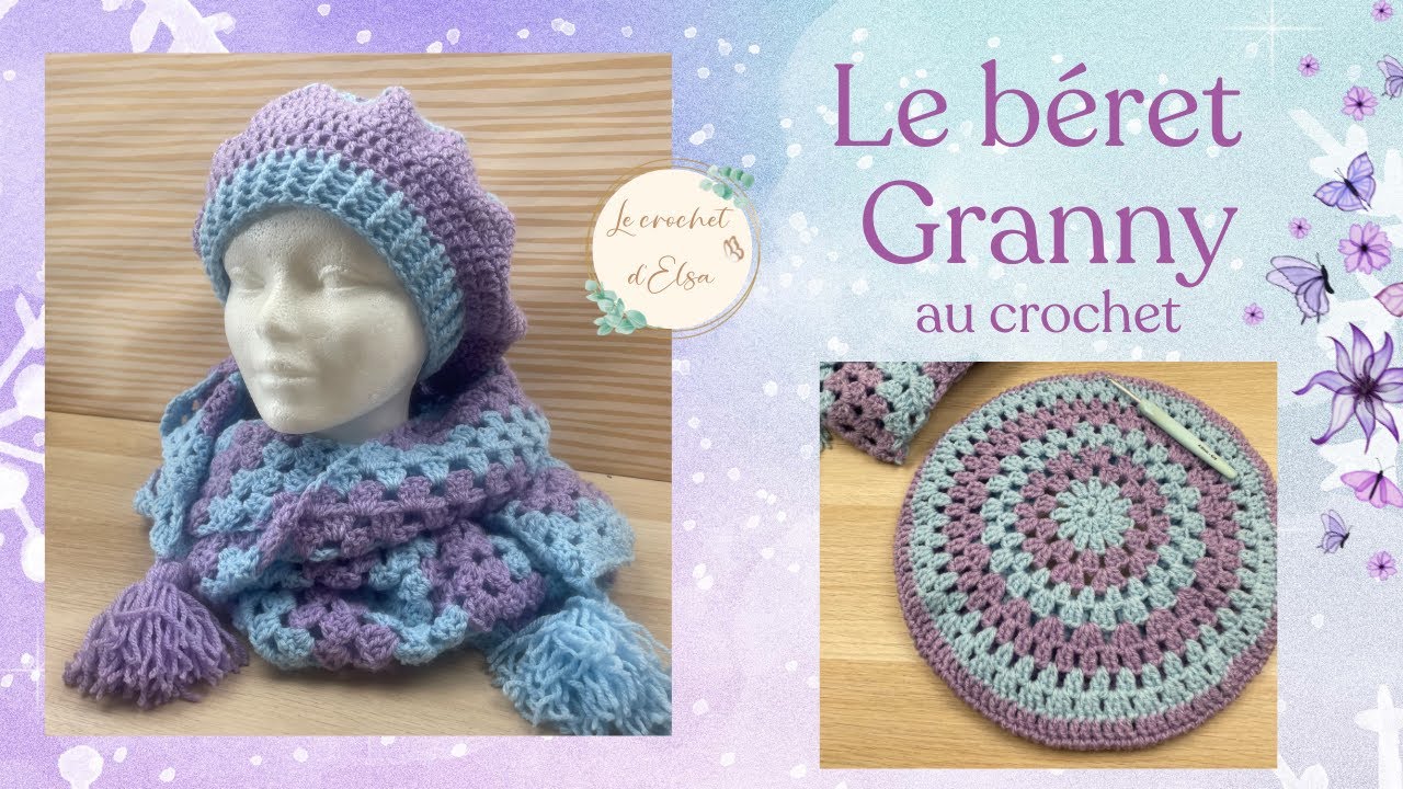 Le béret granny au crochet