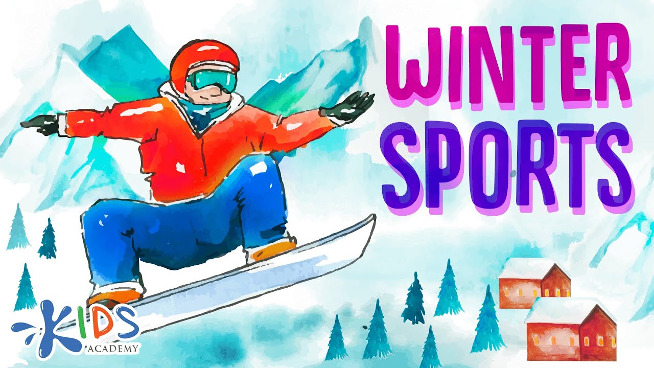 Types of Winter Sports for kids + Quizzes! | Kids Academy