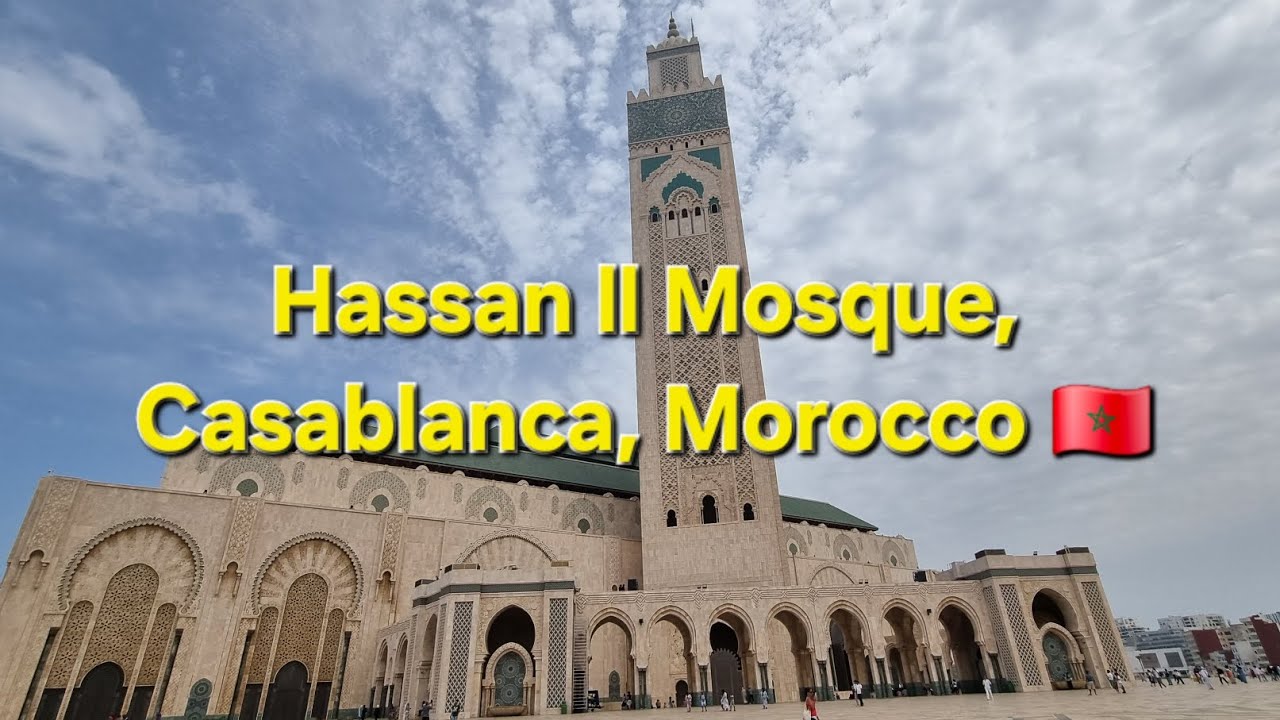 Hassan II Mosque, Casablanca, Morocco 🇲🇦 