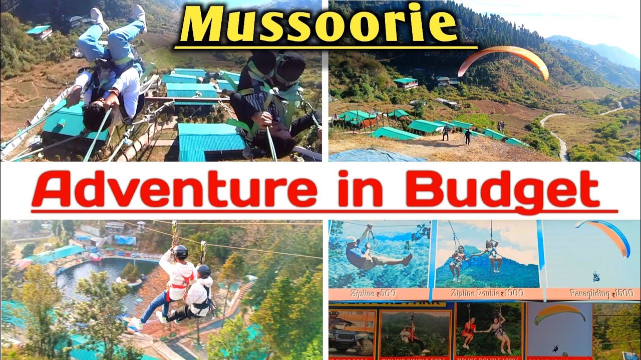 सस्ता और अच्छा | adventure in mussoorie | adventure park in mussoorie | mussoorie lake activities