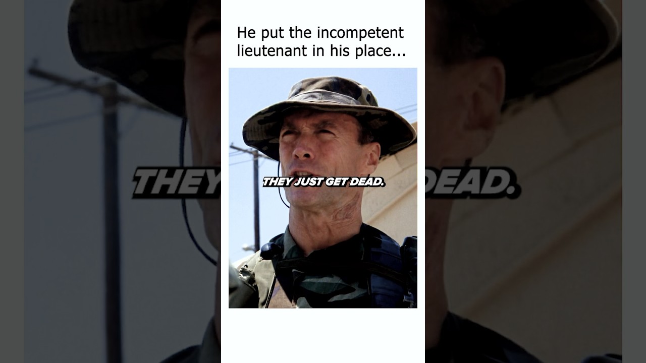 He put the incompetent lieutenant in his place&hellip;🫡