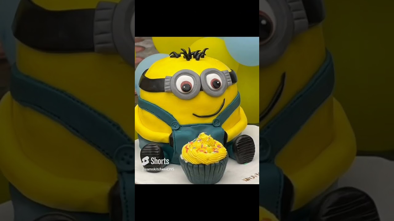 The Cutest 3d Minion Cake Ever Made! 🎉