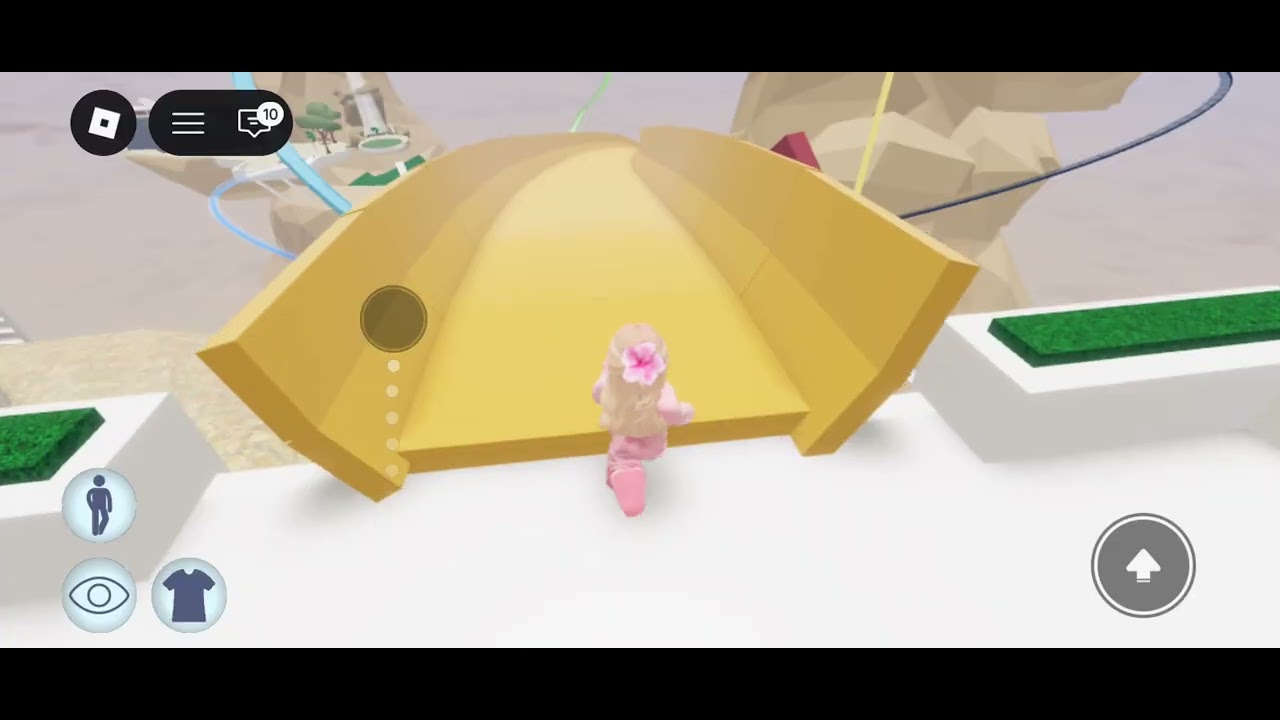 Me playing Roblox Waterpark.