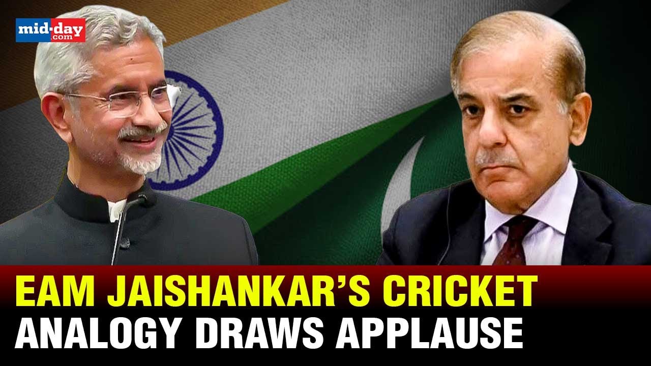 &ldquo;From traditional to open-chested position&hellip;&rdquo; EAM Jaishankar&rsquo;s cricket analogy draws applause