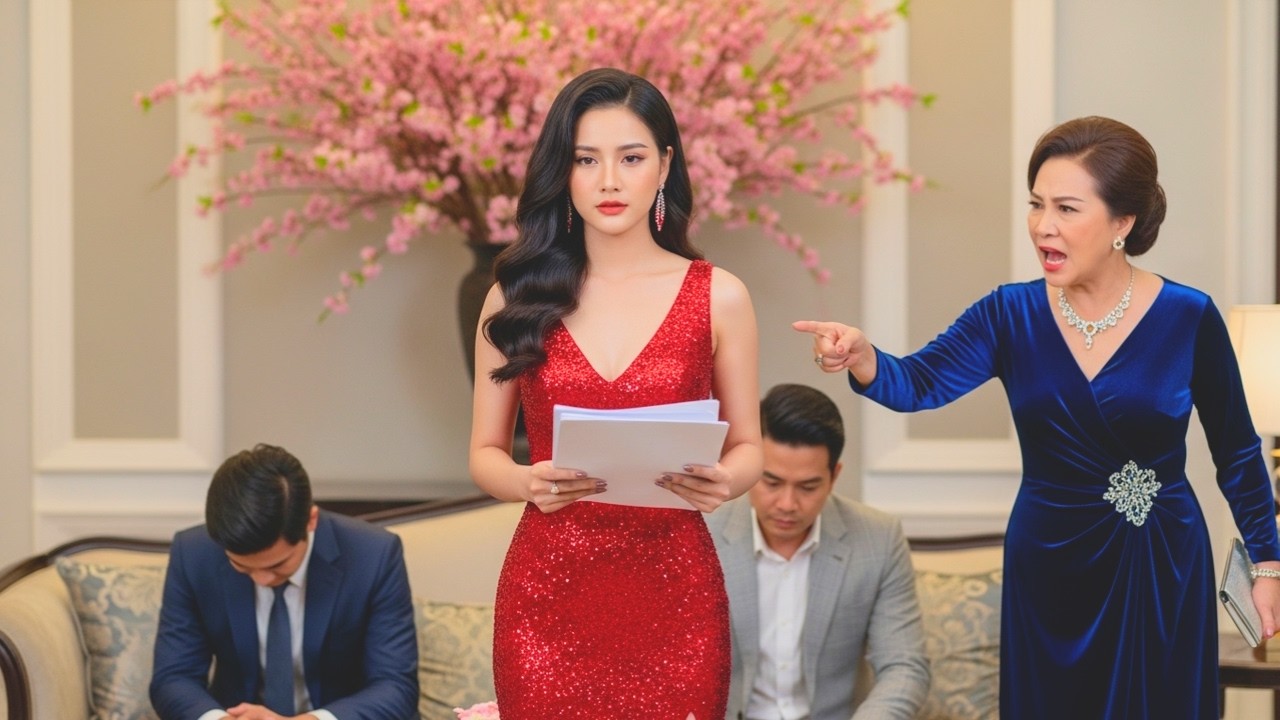 Vừa Hết Tết Mẹ Chồng Chỉ Tay Đuổi Con Dâu – Ai Ngờ Cô Cười Nhạt Nói Một Câu Khiến Cả Nhà Sốc Nặng